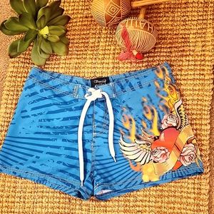 Sz L Basix BodySurf Board Shorts